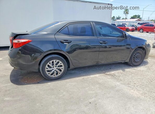2T1BURHEXHC768295 2017 TOYOTA COROLLA Black Задня права чверть