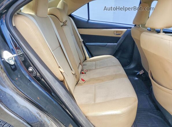 2T1BURHEXHC768295 2017 TOYOTA COROLLA Black Вид задніх сидінь