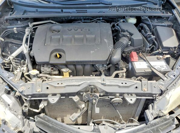 2T1BURHEXHC768295 2017 TOYOTA COROLLA Black Вид задньої частини салону