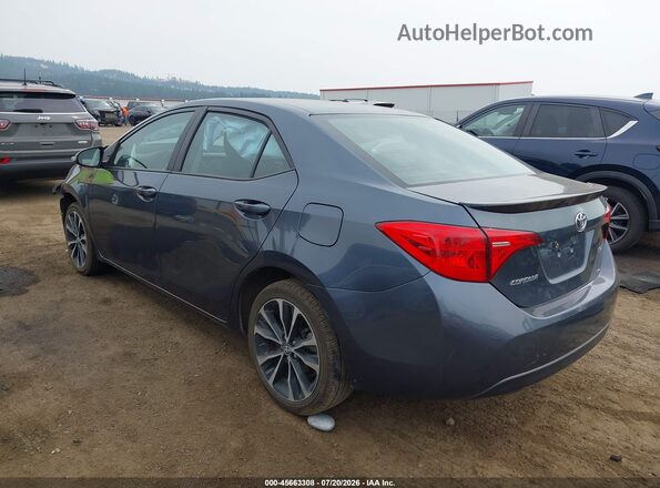 2T1BURHEXHC769950 2017 TOYOTA COROLLA Blue Rear left