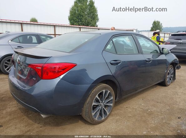 2T1BURHEXHC769950 2017 TOYOTA COROLLA Blue Rear right