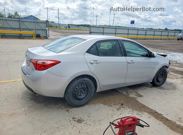 2T1BURHEXHC770449 2017 TOYOTA COROLLA Silver Հետևի աջ