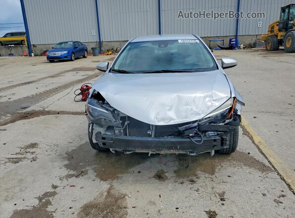 2T1BURHEXHC770449 2017 TOYOTA COROLLA Silver Դիմացի տեսք