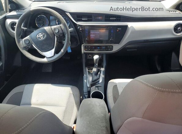 2T1BURHEXHC770449 2017 TOYOTA COROLLA Silver Առջևի վահանակի տեսք