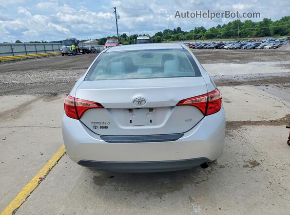 2T1BURHEXHC770449 2017 TOYOTA COROLLA Silver Հետևի տեսք