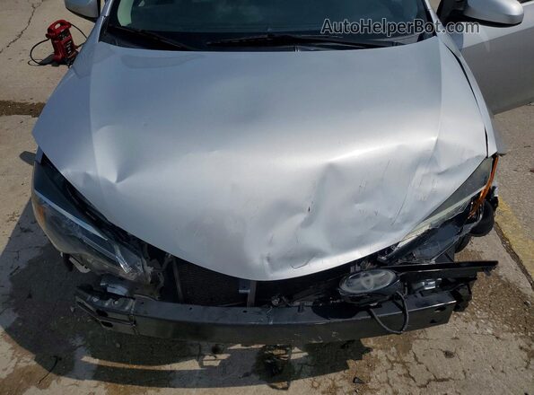2T1BURHEXHC770449 2017 TOYOTA COROLLA Silver Սալոնի հետևի տեսք