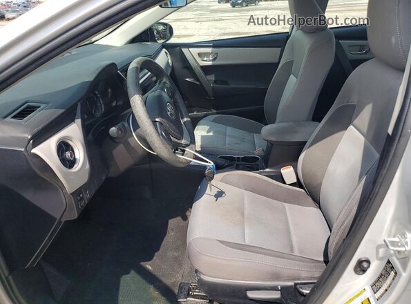 2T1BURHEXHC770449 2017 TOYOTA COROLLA Silver Սալոնի դիմացի տեսք