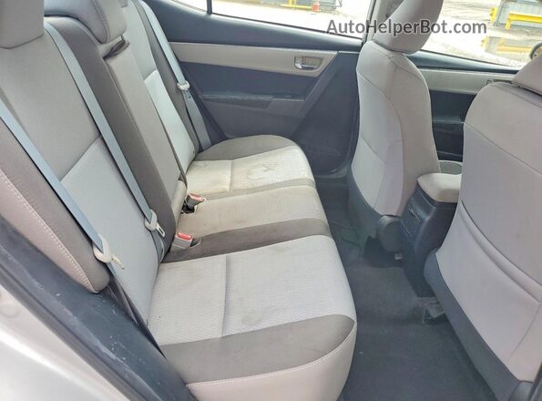 2T1BURHEXHC770449 2017 TOYOTA COROLLA Silver Հետևի նստատեղերի տեսք