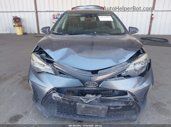 2T1BURHEXHC787543 2017 TOYOTA COROLLA Gray Սալոնի հետևի տեսք