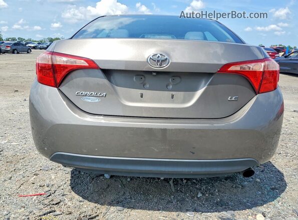 2T1BURHEXHC807516 2017 TOYOTA COROLLA Gray Vista trasera