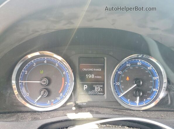 2T1BURHEXHC807516 2017 TOYOTA COROLLA Gray Vista del cuadro de instrumentos