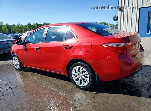 2T1BURHEXHC828110 2017 TOYOTA COROLLA Red Հետևի ձախ
