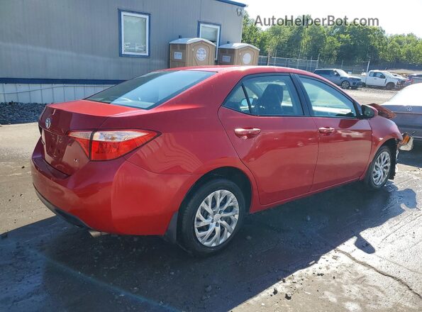 2T1BURHEXHC828110 2017 TOYOTA COROLLA Red Հետևի աջ