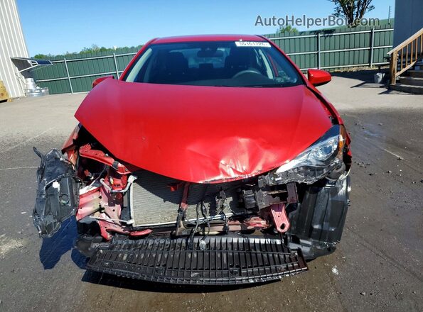 2T1BURHEXHC828110 2017 TOYOTA COROLLA Red Դիմացի տեսք