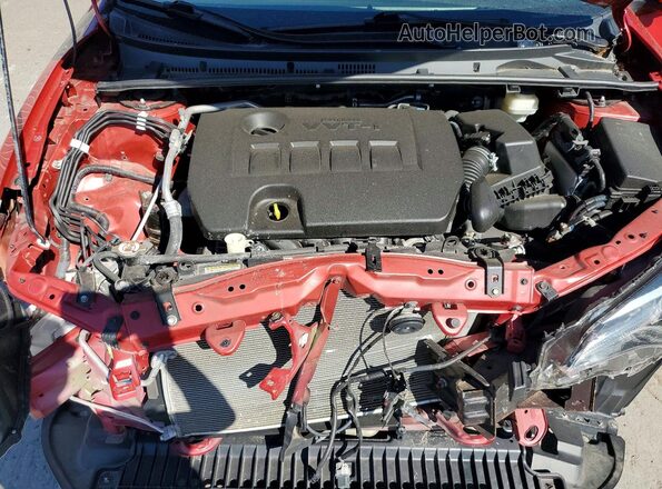 2T1BURHEXHC828110 2017 TOYOTA COROLLA Red Սալոնի հետևի տեսք