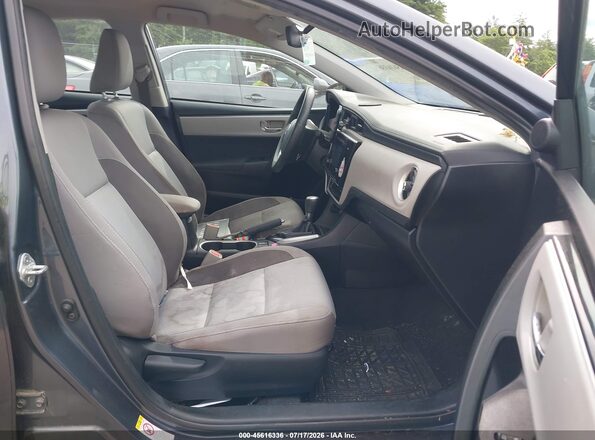 2T1BURHEXHC848020 2017 TOYOTA COROLLA Gray Front interior view