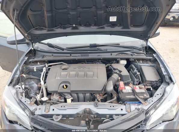 2T1BURHEXHC848020 2017 TOYOTA COROLLA Gray Rear view