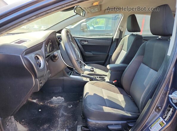 2T1BURHEXHC859941 2017 TOYOTA COROLLA Blue წინა სალონის ხედი