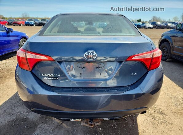 2T1BURHEXHC859941 2017 TOYOTA COROLLA Blue უკანა ხედი