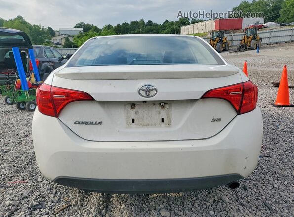 2T1BURHEXHC897685 2017 TOYOTA COROLLA White Հետևի տեսք