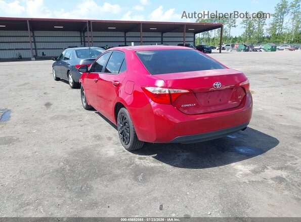 2T1BURHEXHC914484 2017 TOYOTA COROLLA Red Trasero izquierdo