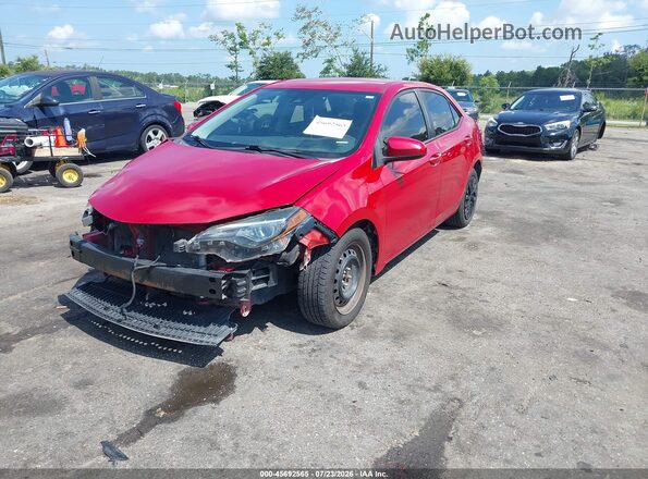 2T1BURHEXHC914484 2017 TOYOTA COROLLA Red Vista tres cuartos delantera izquierda