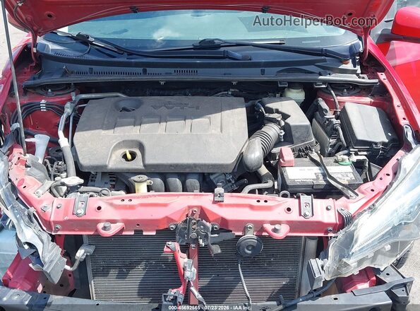 2T1BURHEXHC914484 2017 TOYOTA COROLLA Red Vista trasera