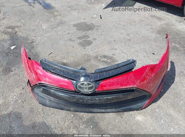 2T1BURHEXHC914484 2017 TOYOTA COROLLA Red Vista del cuadro de instrumentos