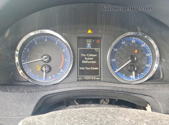 2T1BURHEXHC922665 2017 TOYOTA COROLLA Blue ხელსაწყოთა პანელის ხედი