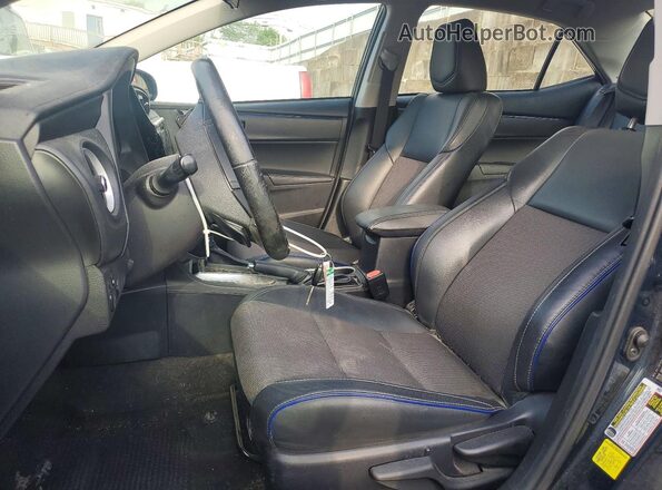 2T1BURHEXHC922665 2017 TOYOTA COROLLA Blue წინა სალონის ხედი