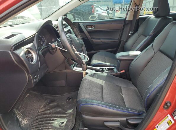 2T1BURHEXHC934167 2017 TOYOTA COROLLA Красный Вид салона спереди