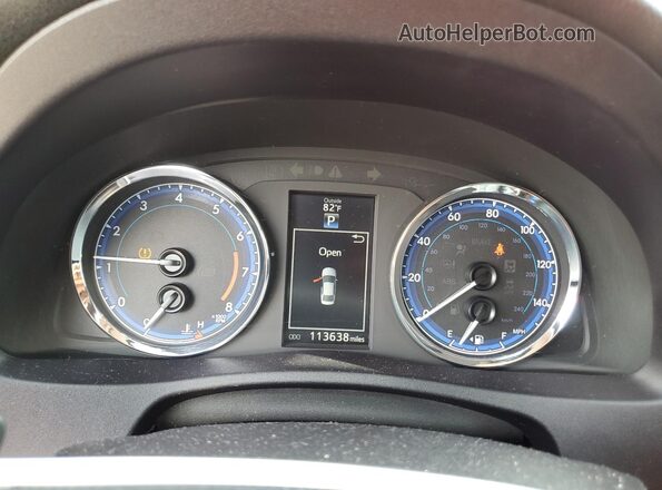 2T1BURHEXHC934167 2017 TOYOTA COROLLA Красный Вид щитка приборов