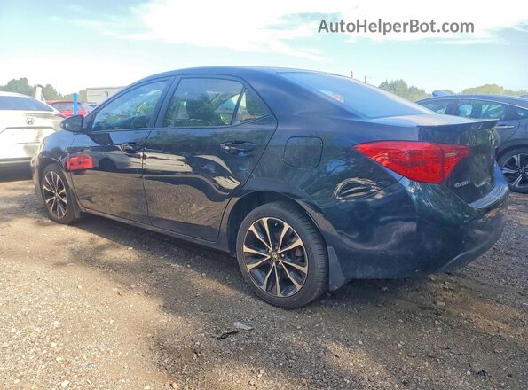2T1BURHEXHC943838 2017 TOYOTA COROLLA Black Rear left