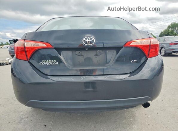 2T1BURHEXHC956895 2017 TOYOTA COROLLA Черный Вид сзади