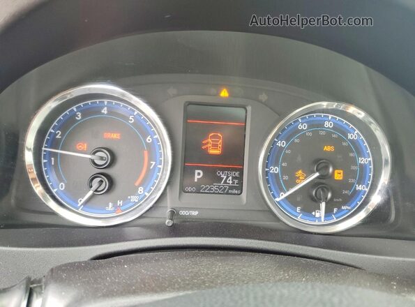 2T1BURHEXHC956895 2017 TOYOTA COROLLA Черный Вид щитка приборов