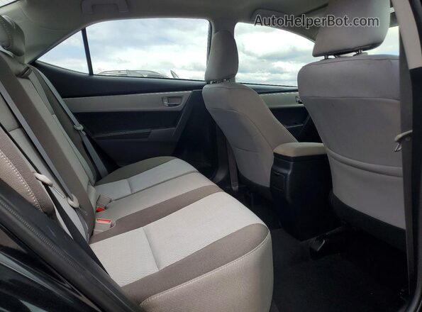2T1BURHEXHC956895 2017 TOYOTA COROLLA Черный Вид задних сидений