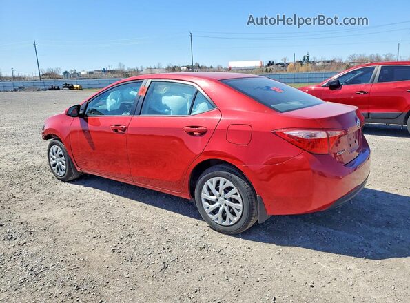 2T1BURHEXHC961658 2017 TOYOTA COROLLA Red Հետևի ձախ