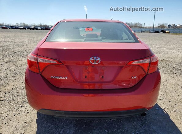 2T1BURHEXHC961658 2017 TOYOTA COROLLA Red Հետևի տեսք