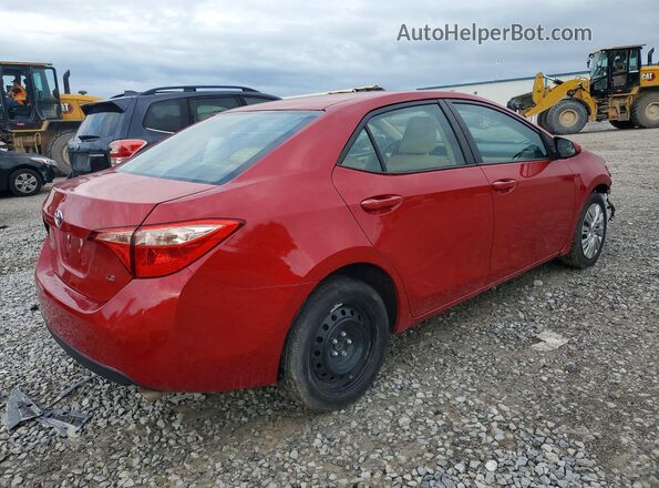 2T1BURHEXJC002315 2018 TOYOTA COROLLA Темно-бордовый Задняя правая четверть