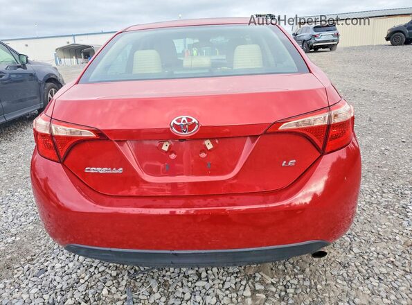 2T1BURHEXJC002315 2018 TOYOTA COROLLA Темно-бордовый Вид сзади