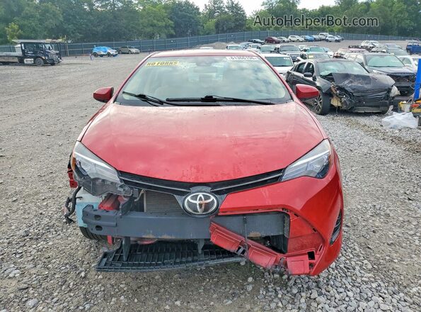 2T1BURHEXJC002315 2018 TOYOTA COROLLA Темно-бордовый Вид спереди