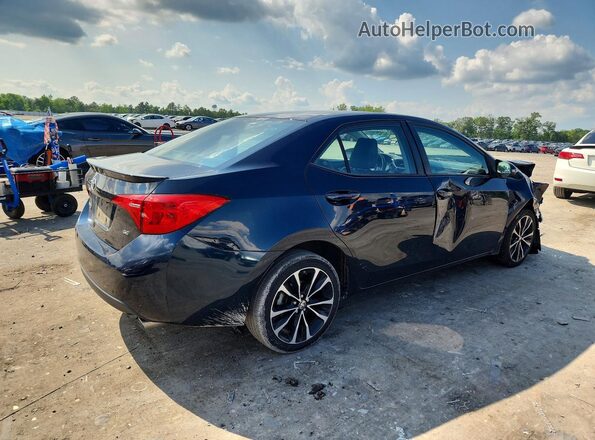 2T1BURHEXJC007563 2018 TOYOTA COROLLA Blue Tył prawy