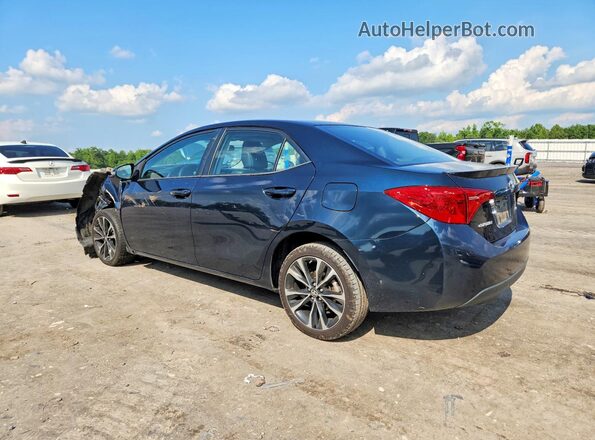 2T1BURHEXJC007563 2018 TOYOTA COROLLA Blue Tył lewy