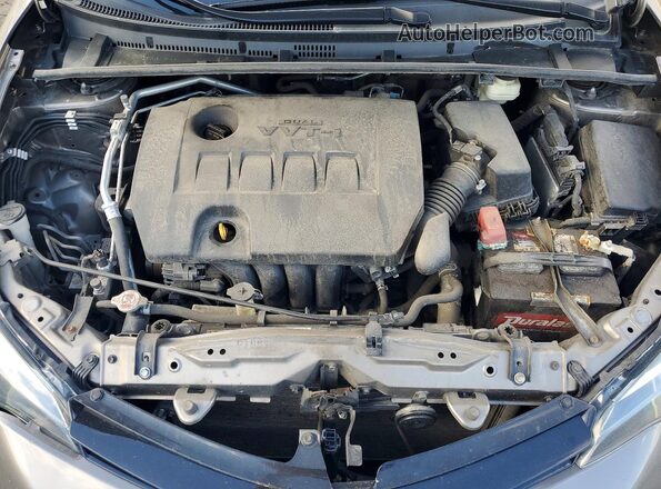 2T1BURHEXJC013668 2018 TOYOTA COROLLA Gray Widok wnętrza z tyłu