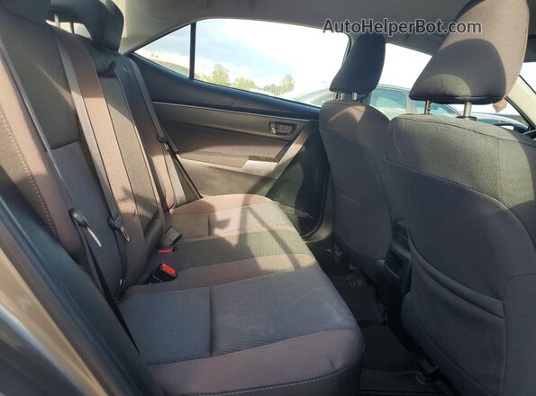 2T1BURHEXJC013668 2018 TOYOTA COROLLA Gray Widok tylnych siedzeń