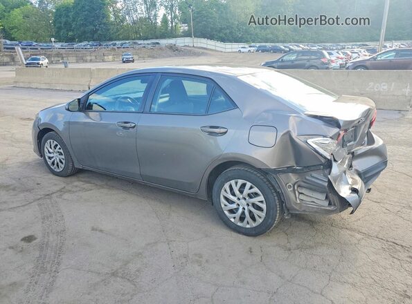 2T1BURHEXJC013668 2018 TOYOTA COROLLA Gray Tył lewy