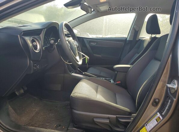 2T1BURHEXJC013668 2018 TOYOTA COROLLA Gray Widok wnętrza z przodu