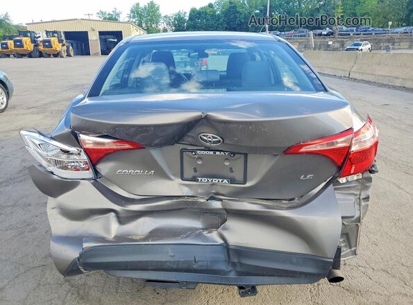 2T1BURHEXJC013668 2018 TOYOTA COROLLA Gray Widok z tyłu