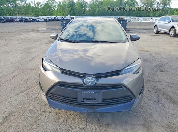 2T1BURHEXJC013668 2018 TOYOTA COROLLA Gray Widok z przodu