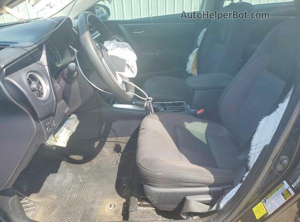 2T1BURHEXJC027392 2018 TOYOTA COROLLA Black Սալոնի դիմացի տեսք
